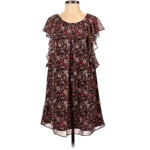 BCBGeneration Floral Ruffle Boho Dress | SIZE S